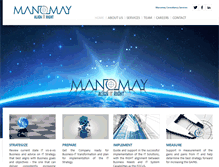 Tablet Screenshot of manomay.biz